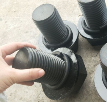High Strength Carbon Steel Hex Bolt DIN931 DIN933 8.8 10.9 12.9 Grade with Black Finish