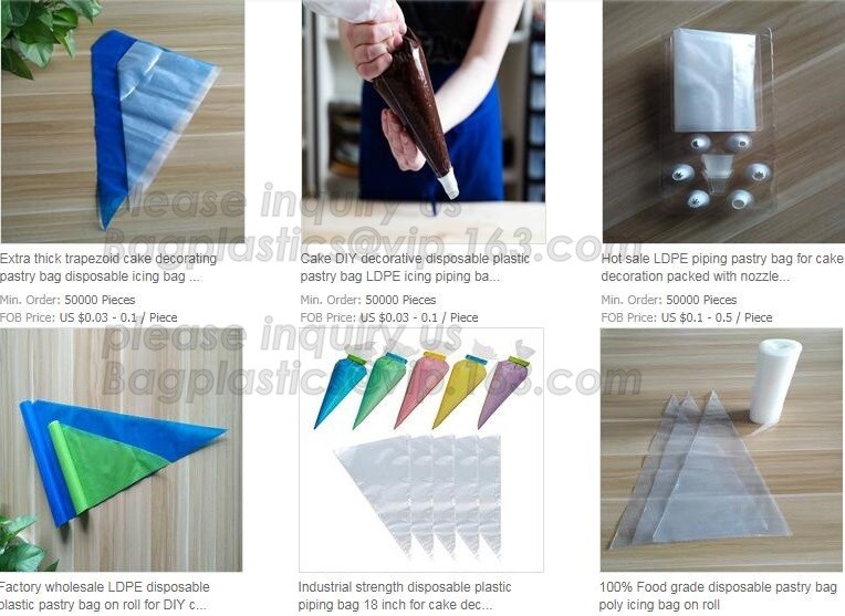 Pastry Disposable Bags Virgin LDPE Pastry Bag/Piping Pastry Bag Baking Decoratin Bags, Cake Cream, Decorating, Pastry Ba