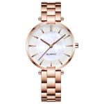 OEM Analogue Wrist Watch 3bar 34mm Japan Movt Stainless Steel Back For Lady