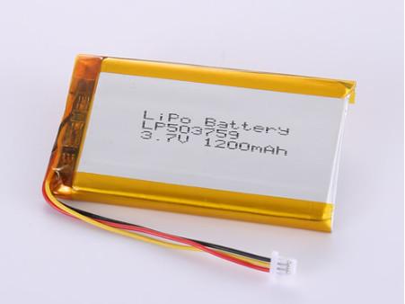 LP503759 3.7V 1200MAH li ion battery manufacturers 12 Months One Year Guarantee