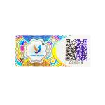 Custom Anti Void Stickers Hologram Die Cut 100microns