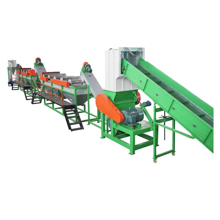 Hard Material Plastic Recycling Equipment Crushing Washing Drying