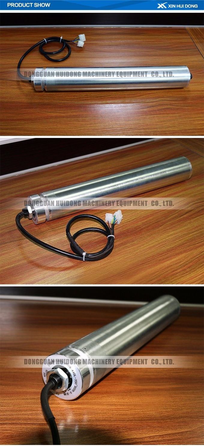 Drum Motor Electric Conveyor Rollers , Powered Steel Conveyor Rollers