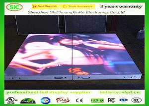 Wholesale P4.81 SMD3535 Sound Active Dj Touch Led Disco Dance Floor Warm White Beam Panels from china suppliers