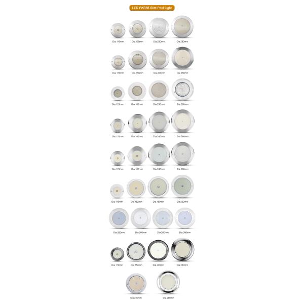 IP68 Waterproof Light 35W Ultra Slim H7.5mm ABS Material DC12V Wall Mounted