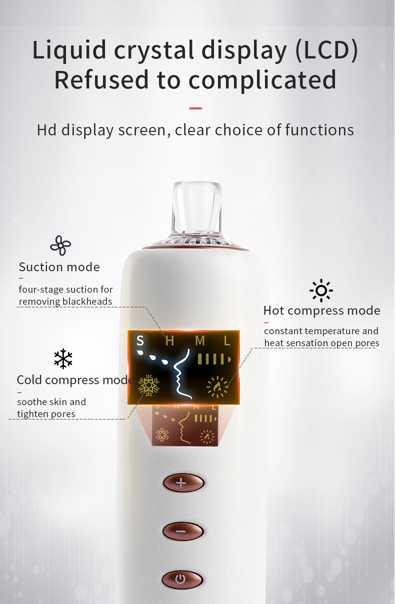 ISO9001 3Watt Electric Blackhead Remover Pore Cleaner