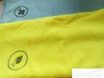Personalized Blue Yellow Microfiber Beach Towel Spa Facial Towels Eco - Friendly