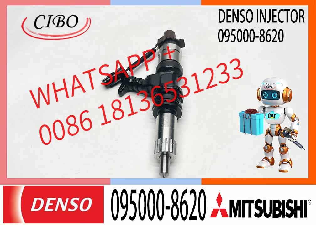Common Rail Middle Distillate Fuel Injector 095000-8620 095000-8621 For 6M60T ME306200 ME307085