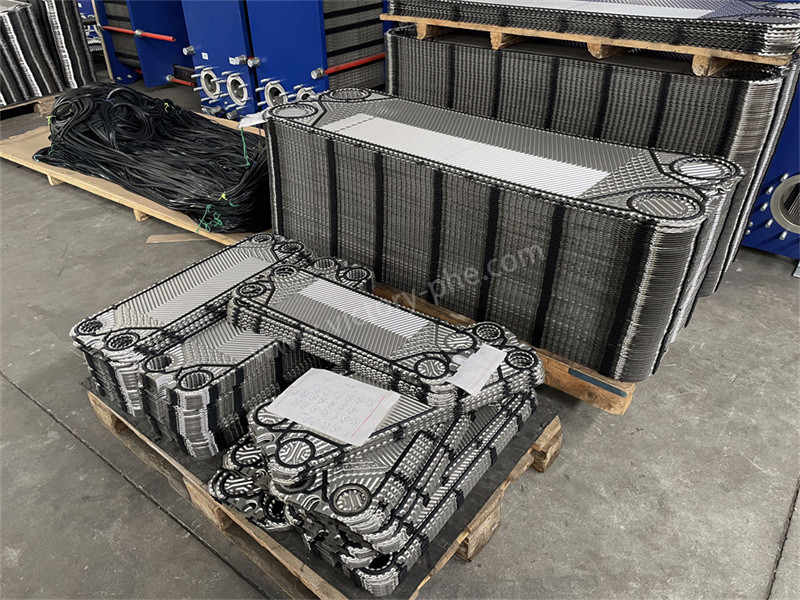 OEM GEA Plate Exchangeable Heat Exchanger Plates Titanium Material