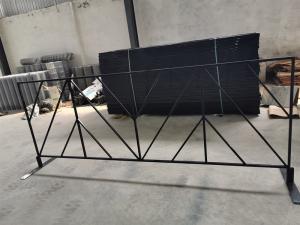 Wholesale 1140 x2950mm /46&quot;x46&quot; Orange Powder Coated American Crowd Control Barricades from china suppliers