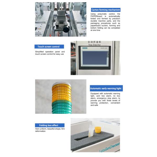 Field Maintenance FKT-10 Automatic Case Tray Former for Vegetable Carton Forming Machine