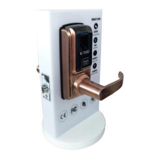 Wholesale Small Smart Fingerprint Door Lock Mechanical Key Super Convenient For Wood Door from china suppliers