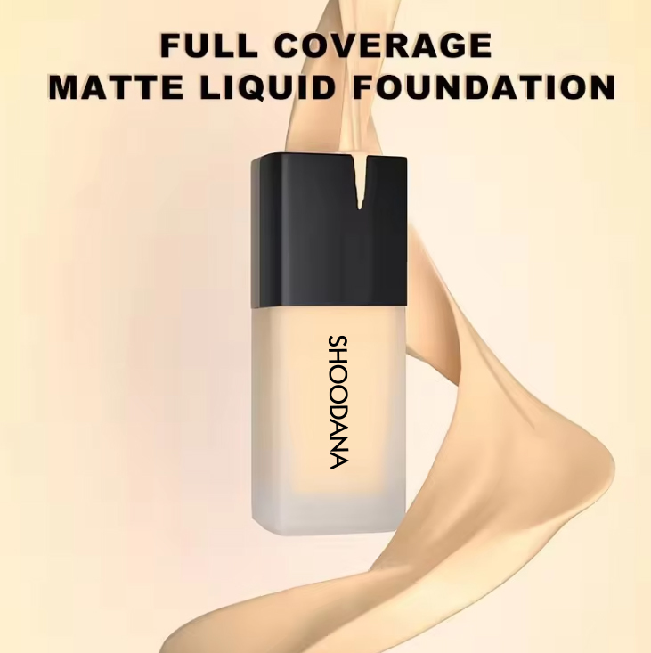 OEM / ODM Makeup Foundation Private Label Full Coverage Waterproof Oil Control Long Lasting Moisturizing Matte Liquid Foundation 50ml