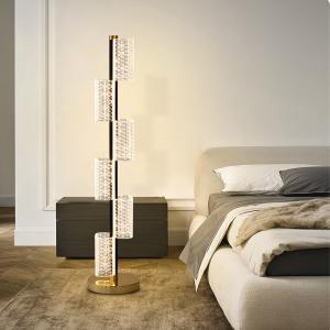 Wholesale Floor Lamp Luxury Model Room Bedroom Study Living Room Fashion Remote Control Online Celebrity Modern Bar Led Floor Lamp from china suppliers