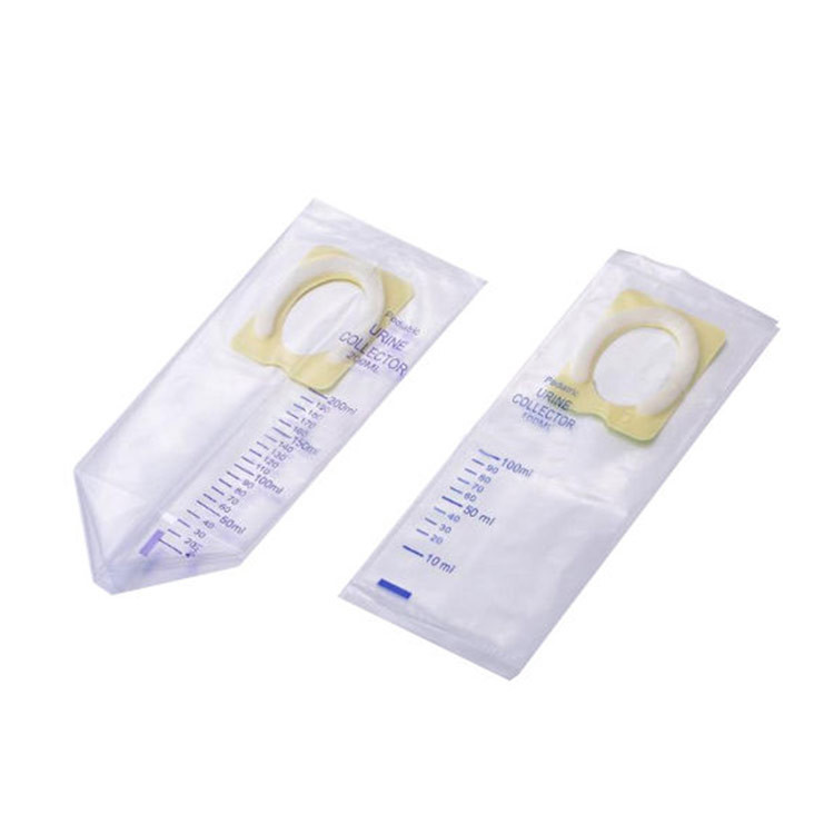 Baby Urine Drainage Collector Bag Medical Grade PVC Material