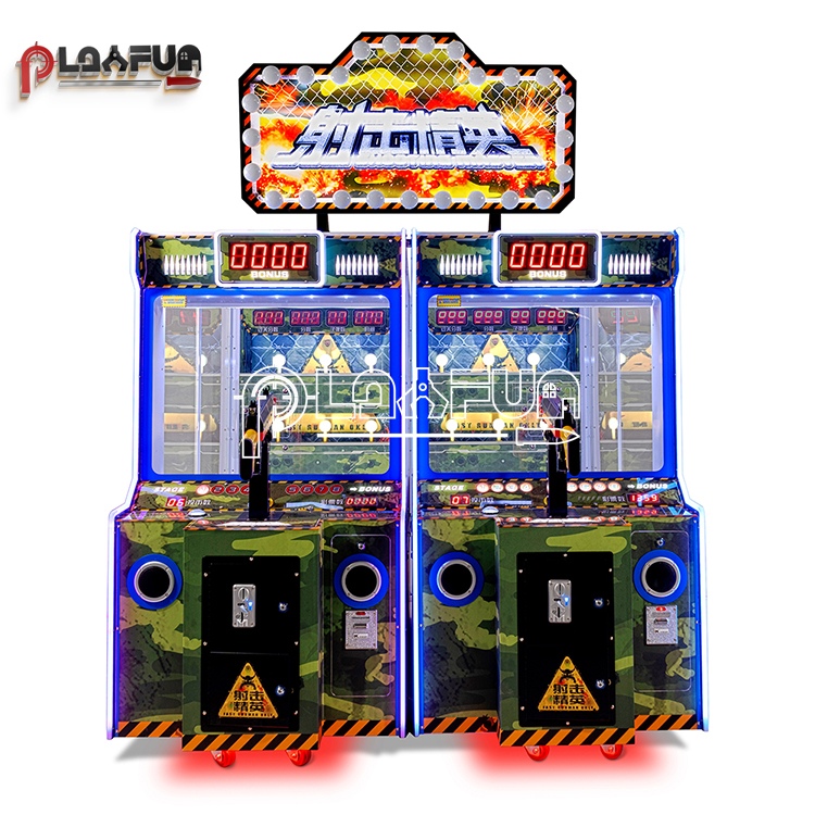 Hot Toys Coin Operated Amusement Park Indoor Kids Shooting Master a 2 Players Simulation Arcade Laser Game