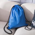Water Resistant Drawstring Sports Backpack 600d Oxford Cloth Material Various