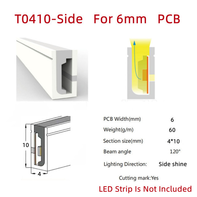 IP65 Waterproof Blue LED Neon Flex with 120 LEDs/M and Working Temperature of 40 60C