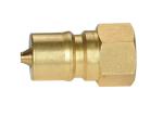 Brass Quick Release Hydraulic Fittings , KZD Series Quick Release Hydraulic