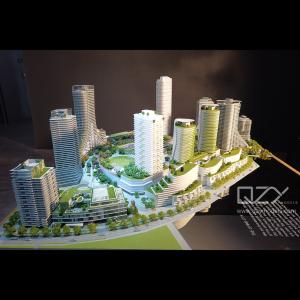 Wholesale Laser Cut Architectural Landscape Model 1/300 Vancouver Oakridge West Bank from china suppliers