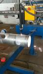 Aluminum Octagonal And Conical Light Pole Door Cutting Machine