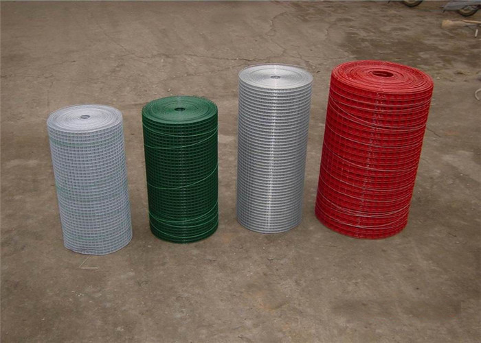 Poultry House Pvc Coated Welded Wire Mesh Fencing Galvanized With Post