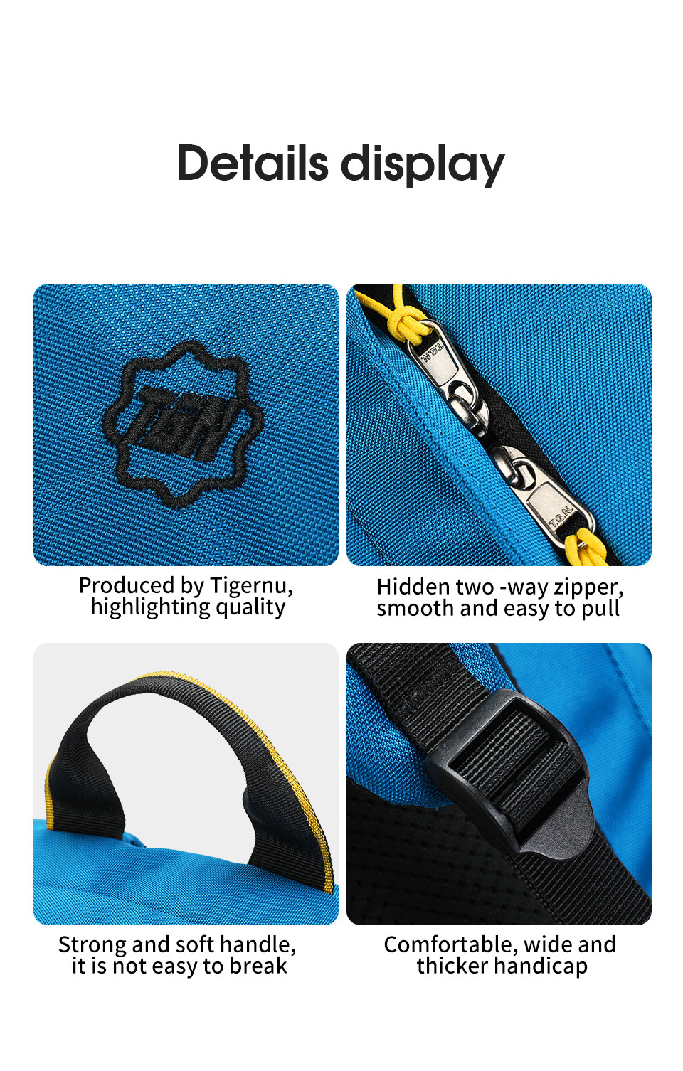 T-B9280 New Trending Waterproof Hiking Backpack Mountaineering Bag With Reflective Strip