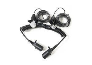 Wholesale Custom Waterproof 7 Pin Coiled Trailer Cable For 1 Channel Camera from china suppliers