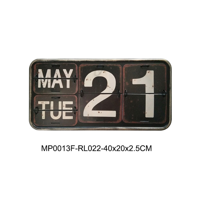 Shabby Chic Modern Custom Metal House Number Signs , Decorative Metal Signs Plaques
