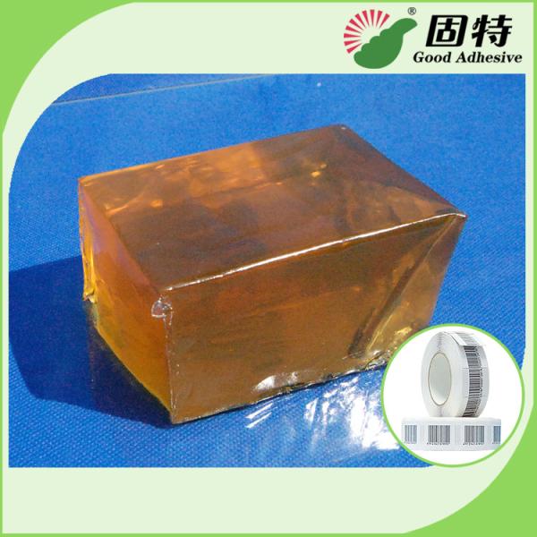 PSA Hot Melt Glue Adhesive Tape For Paper Label YD-102B , Yellow And Transparent