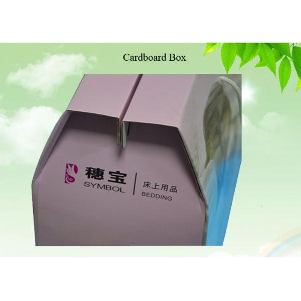 Cotton Quilt Packing CMYK Colors Printed Cardboard Corrugated Box Paper Box packaging for SYMBOL brand Bedding