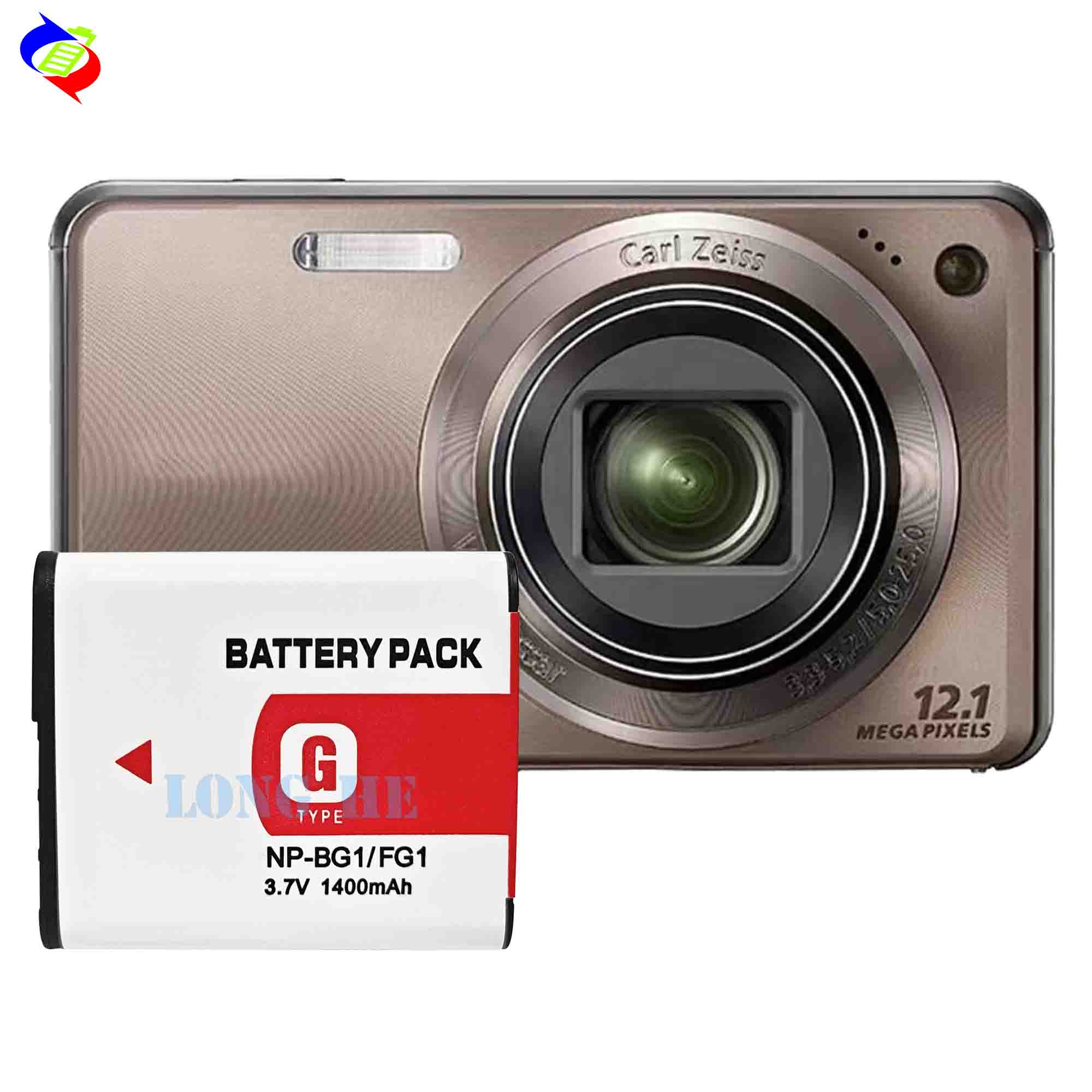 NP-BG1/FG1 Camera Battery for Sony DSC-T20/W HX10 H70 WXI/B W170 W220 W230 W290 DSC-W300 DSC-H50B