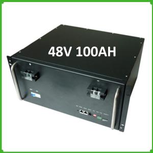 Wholesale Lifepo4 battery 48V 100Ah lithium ion battery pack for solar energy storage from china suppliers