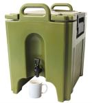 Plastic 10 Gallon Insulated Beverage Carrier For Hot Cold Drink