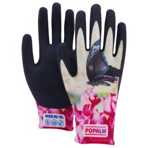 Wholesale POPALM Outdoor Garden Gloves Digital Animal Print Latex Coated Breathable Protective For All Work from china suppliers