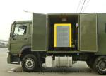 Enclosed HOWO Mobile Workshop Truck Multifunctional 6x4 for Vehicle Maintenance