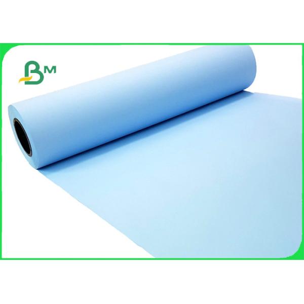20LB Blue Tinted Bond Paper For Plotter Printers A0 A1 Clear Image Sharpness