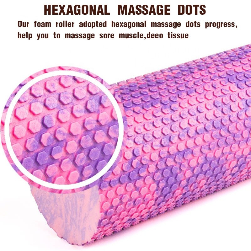 Camouflage Marble EPP Yoga Muscle Massage Foam Roller For Soreness Relieve