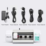 Clear PET PVC Hydrogel Vinyl Decal Cutting Machine That Cuts Stickers 300MM/s