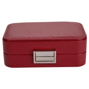 Wholesale Multi Functional Leather Travel Jewellery Box , Easy To Carry Mini Travel Jewellery Case from china suppliers