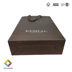 Wholesale 250gsm Custom Logo Paper Bags Shopping Bags For Packaging Jewelry from china suppliers