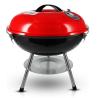 Buy cheap Outdoor Barbecue Grill, 2-In-1 Portable BBQ Grill with Wheels from wholesalers