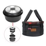 Aluminium Outdoor Cooking Pot Set 3KG Nonstick With Lid