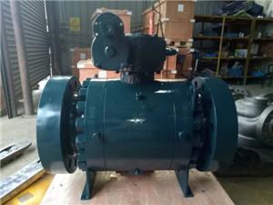 Wholesale Forged Steel Trunnion Mounted Ball Valve 10&quot; ANSI 1500# from china suppliers