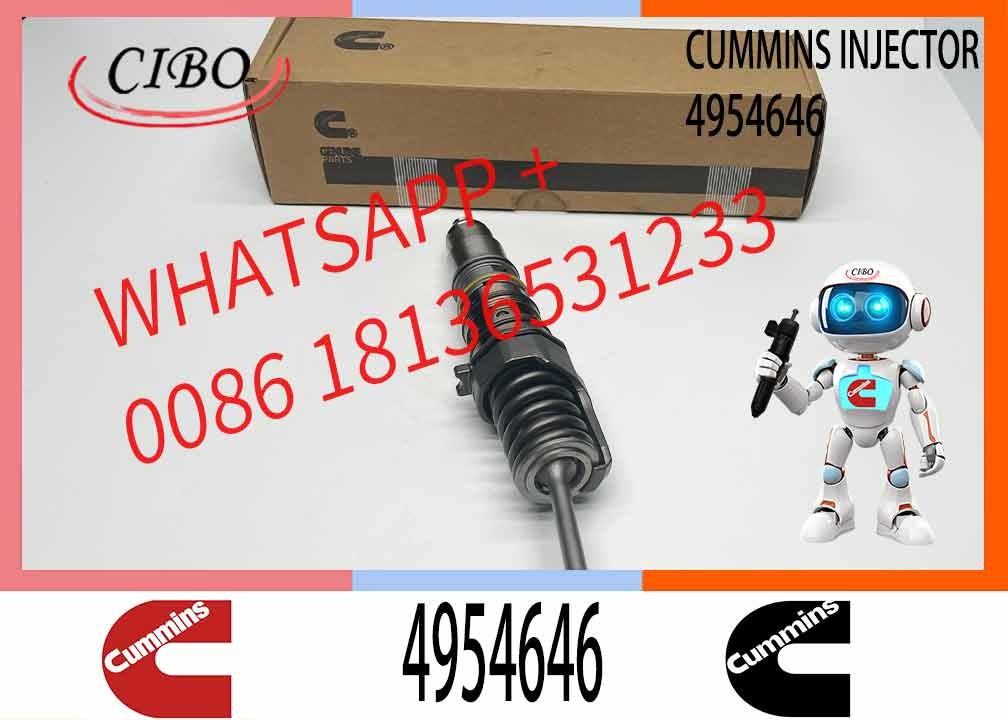 Remanufactured High Quality Common Rail Diesel Fuel Injector 4954645 4954646