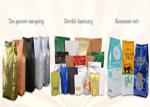 Metalized Zip Lock Flat Bottom Gusset Bags Reclosable For Snack Food Nuts