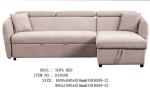 Pure Foam Linen Plastic Legs Wooden Frame Sofa Bed / Living Room Sofa Sets