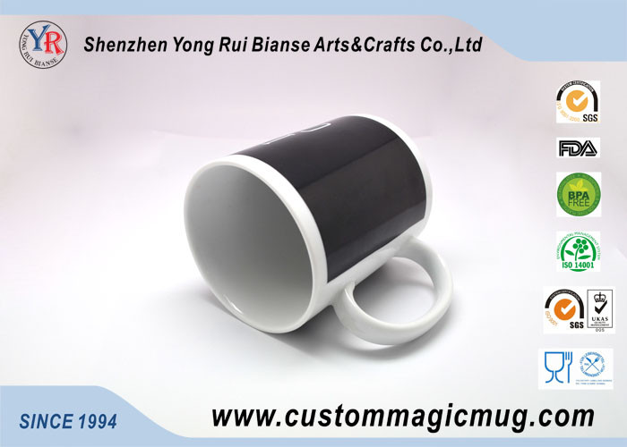 Novelty Eco Friendly Mugs , Hot Water Color Changing Coffee Mugs