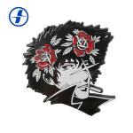 Wholesale metal dye black Customized soft enamel badge lapel pins