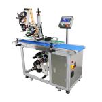 Electric Auto Top and Bottom Flat Box Sticker Labeling Machine for Carton